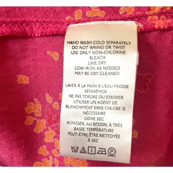 FREE PEOPLE String Of Hearts Women's Size XL Pink/Orange Printed Boho Maxi Dress - Picture 12 of 14